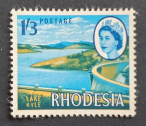 RHODESIA - 1966-70 DEFIN ISSUE (MARDON) - 1s3d LAKE KYLE (3rd PRINTING) - SINGLE - MNH