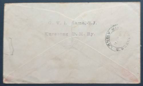 INDIA - POSTAL HISTORY - 1937 CORONATION KGVI - FDC TO SOUTHERN RHOD.