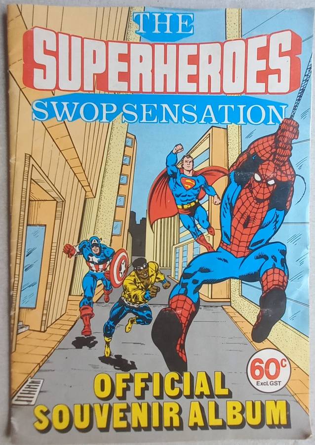 DC MARVEL SUPER HEROES SWOP SENSATION - Colin Penn Promotions, Durban, South Africa - Published 1989