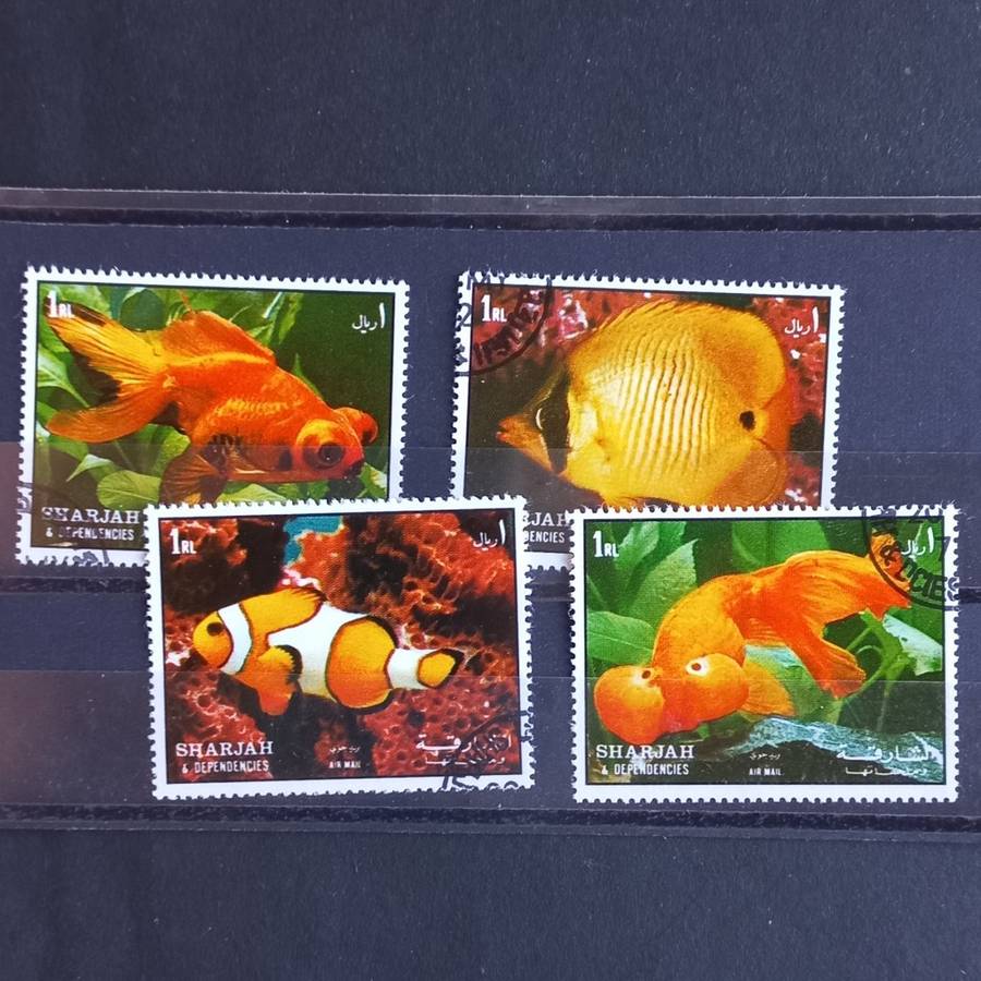 Thematics - Fish - 4 stamps - no duplication