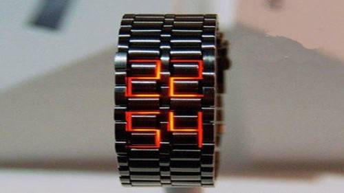 RARE SUPER FASHION STYLE LED METAL FACE WATCHES