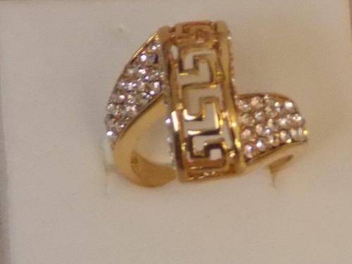 NEW ON BOB IMPORT DESIGNER GOLD FUSION RING WITH STUNNING SETTTING SIZE 7,8,9( Free import )