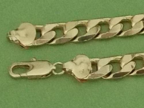 NEW ON BOB!! EXTRA WIDE!! INTERNATIONAL IMPORT GOLD FUSION 600 X 8.25 MM WIDE NECKLACE CHAIN
