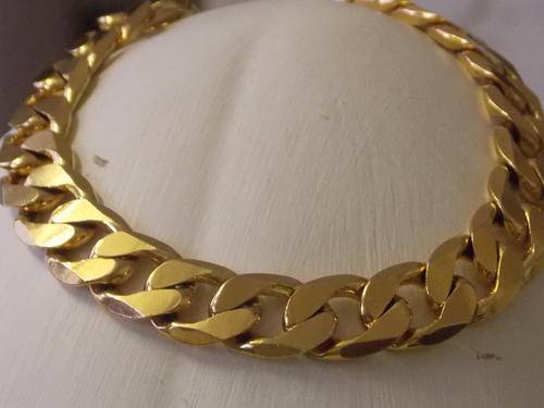 HUGE SPECIAL!!!! GOLD FUSION HUGE 9.25MM HIGH CLASS BRACELET FOR THE UPPERCLASS(FREE IMPORT COSTS)