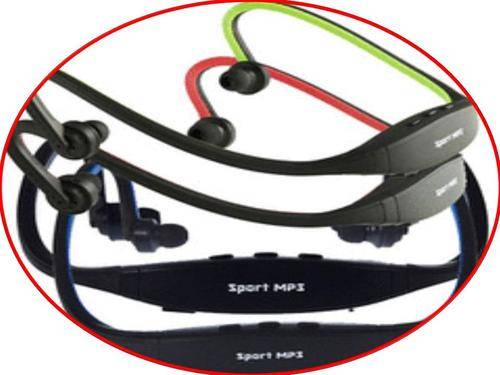 Sports MP3 Player  Headset Handsfree with FM Radio .