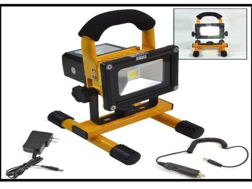 10 watt energy saving rechargeable flood light with charging indicater and with portable stand
