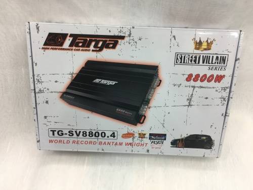 TARGA STREET VILLAIN SERIES TG-SV8800.4 4 CHANNEL 8800W AMP