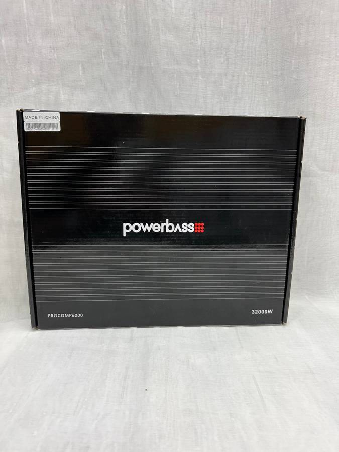 Powerbass Procomp6000 Class D 32 000w full range mono Amplifier (Brazilian series)