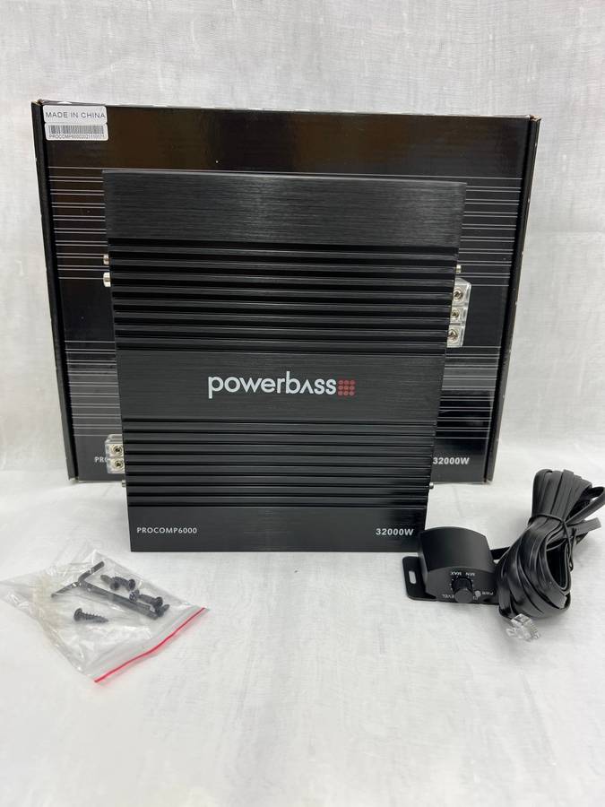Powerbass Procomp6000 Class D 32 000w full range mono Amplifier (Brazilian series)