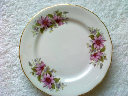 Queen Anne Pattern number 8547, Purple Floral