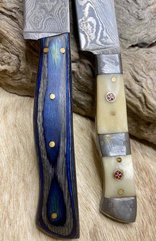 Damascus Knives (lot of 2)