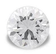 Free Shipping  Cubic Zirconium - AAA Crystal Round Facet -0.04cts