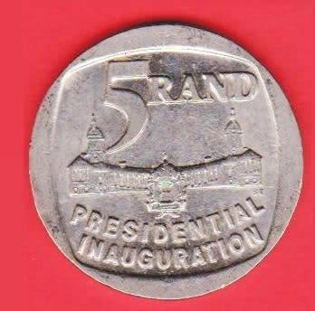 S.A. Presidential Inauguration R5 Coin
