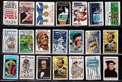 USA 21 Stamps (Bid per Stamp