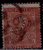 Italy -Value Stamp 1865 Major Shift CV R100.00