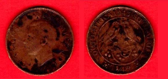 South Africa ¼Penny 1943