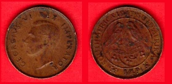 South Africa ¼Penny 1943