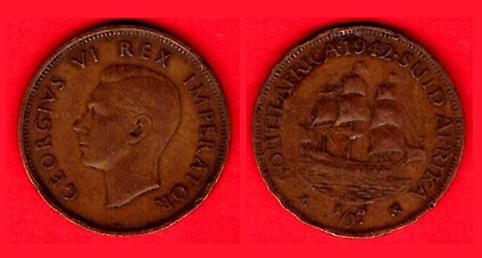 South Africa -½ Penny  1942