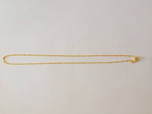 stunning 9ct bonded over sterling chain