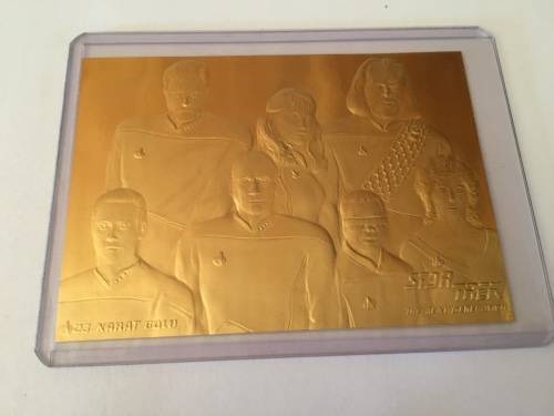 WOW 23KARAT GOLD COLLECTIBLE STAR TREK