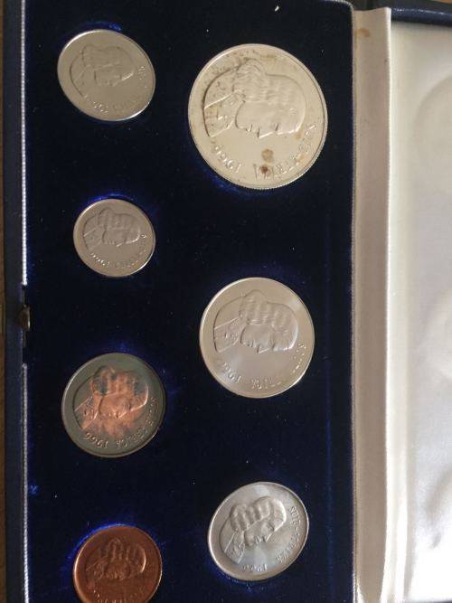 1966 S.A PROOF SET IN BLUE SAM CASE VERY CLEAN