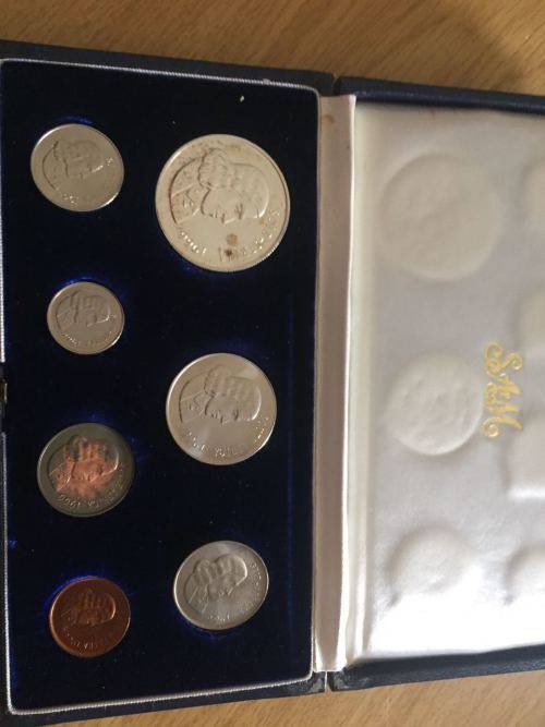 1966 S.A PROOF SET IN BLUE SAM CASE VERY CLEAN