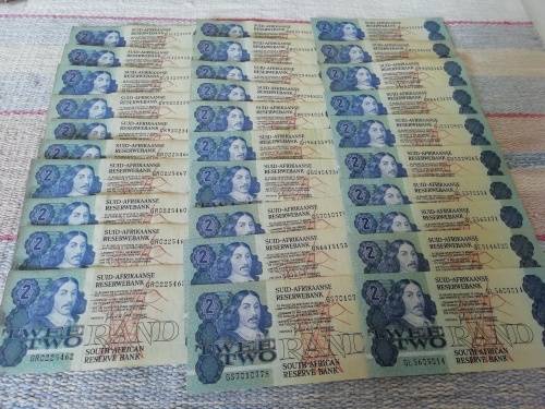 HUGE LOT DE KOCK R2 NOTES X30 MANY CONSECUTIVE NUMBERS BID PER NOTE