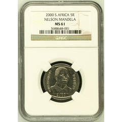 Mandela 2000 MS61 R5 NGC Graded