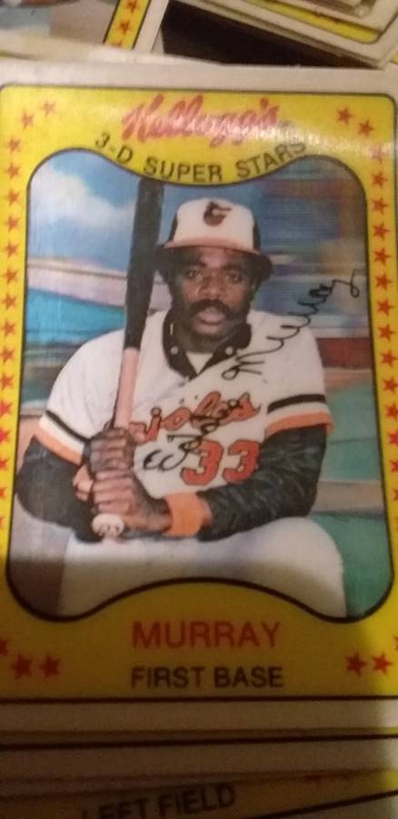 1981 KELLOGG`S 3D BASEBALL CARDS