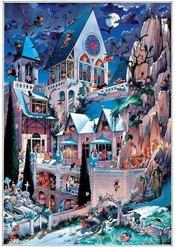 Heye `Castle of Horror` 2 000 piece puzzle by Loup