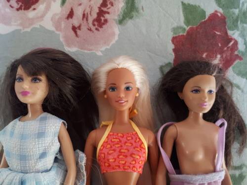 Barbie and Skipper dolls x5
