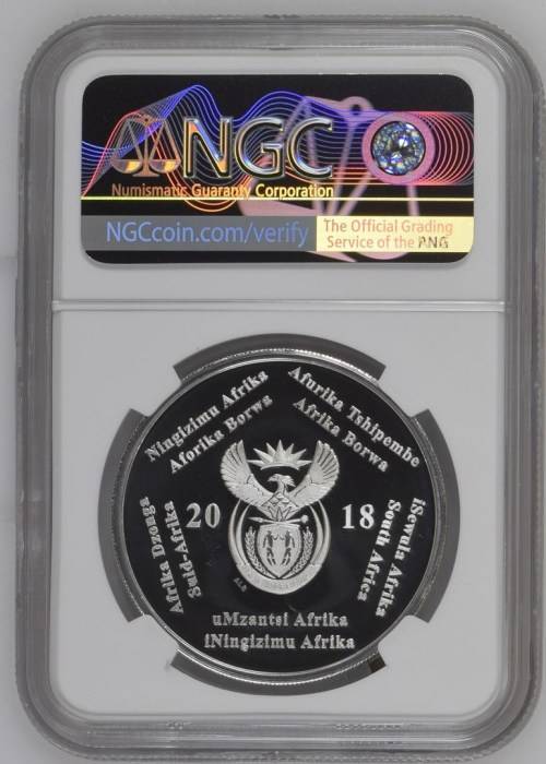 2018 RSA SR2 FIFA WORLD CUP RUSSIA NGC GRADED PF69 ULTRA CAMEO