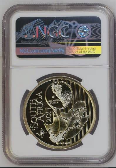 2017 S5R Geissorhiza Darlingensis Colorized NGC Graded PF68 Ultra Cameo