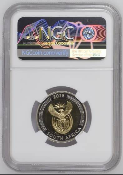 2015 R5 Coinage of Griqua Town Bicentennial NGC Graded PF69 Ultra Cameo