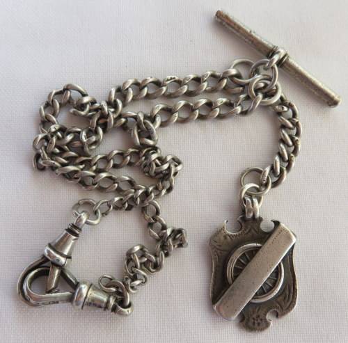 STERLING SILVER FOB CHAIN-TOTAL WEIGHT 33,9G