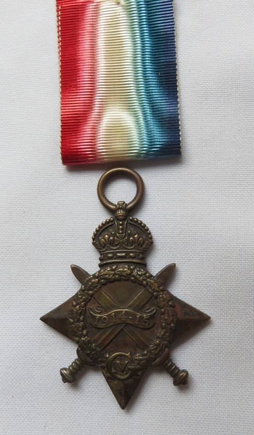 WW1 1914-15 STAR NAMED TO S. MAJOR J.I. VAN ROOYEN MIDDELBURG COMMANDO