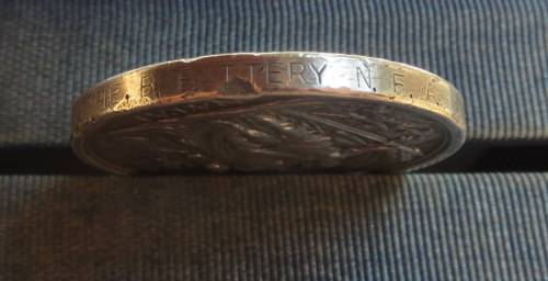 NATAL REBELLION MEDAL TO DVR J.C. CURRIE B. BATTERY-NATAL FIELD ARTILLERY-THE MEDAL IS WITHOUT A SUS