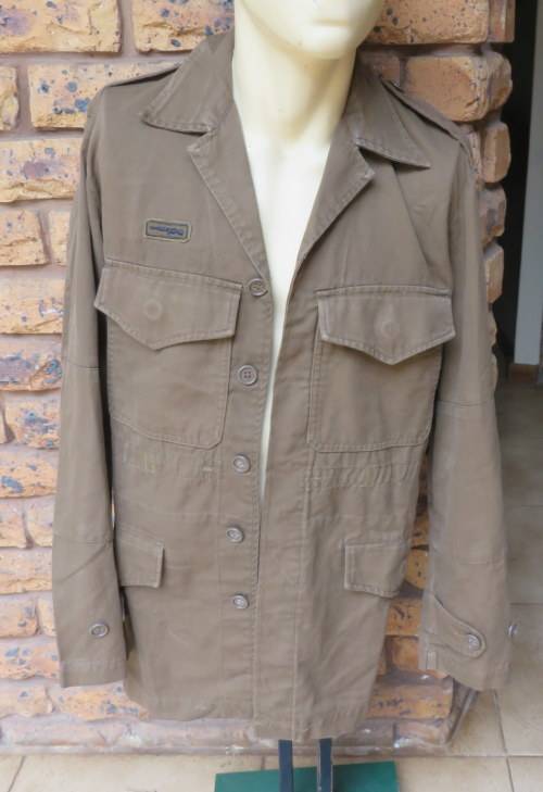 SADF NUTRIA JACKET WITH MARKSMAN BADGE SIZE MEDIUM