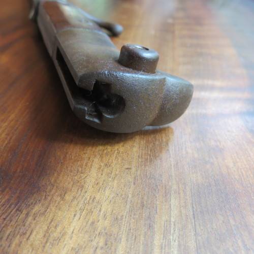 GERMAN MAUSER MODEL 1898 SAW-BACK BAYONET K.S. MARKINGS FOR KAISERLICHE SCHUTZTRUPPEN & USED IN GERM