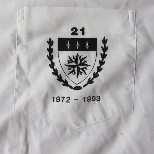 1 RECCE 21 YEAR ANNIVERSARY REUNION SHIRT-GUARANTEED ORIGINAL-SIZE XL-GOOD CONDITION