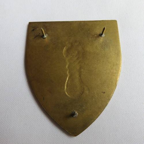 1 CONSTRUCTION REGT. RED TYPE-1ST ISSUE FLASH- 3 PINS