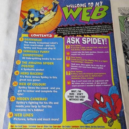 SPIDERMAN 26 NOV 97 & 18 FEBR 98-SOLD TOGETHER