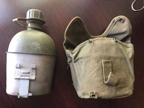 SADF WATER BOTTLE-COMPLETE & IN GOOD CONDITION
