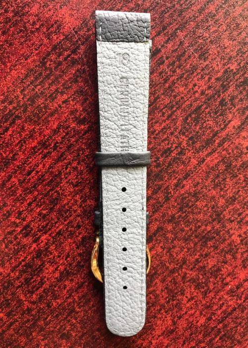 17 MM GENUINE LEATHER WATCH BAND -EXTENDED LENGTH 195MM