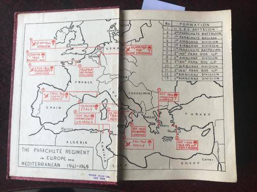 THE RED BERET-THE STORY OF THE PARACHUTE REGIMENT 1940-45- HARDCOVER -1ST EDITION PUBLISHED 1950-333