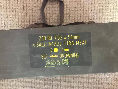 200 ROUND 7,62X51 MM AMMO HOLDER- PLASTIC-MEASURES 20X27CM -HEIGHT 20CM