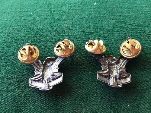 SOUTH WEST AFRICA AIR FORCE ,COLLAR BADGE PAIR,LEFT & RIGHT-PINS INTACT