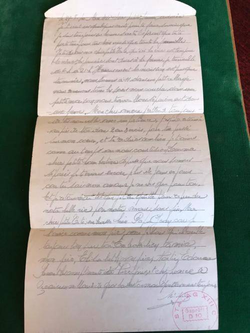 WW2 NATZI GERMANY STALAG POW LETTER