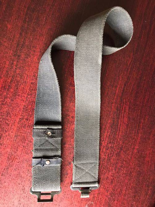 SADF PERIOD BLACKENED WEBBING BELT- EXTENDED LENGTH 100 CM