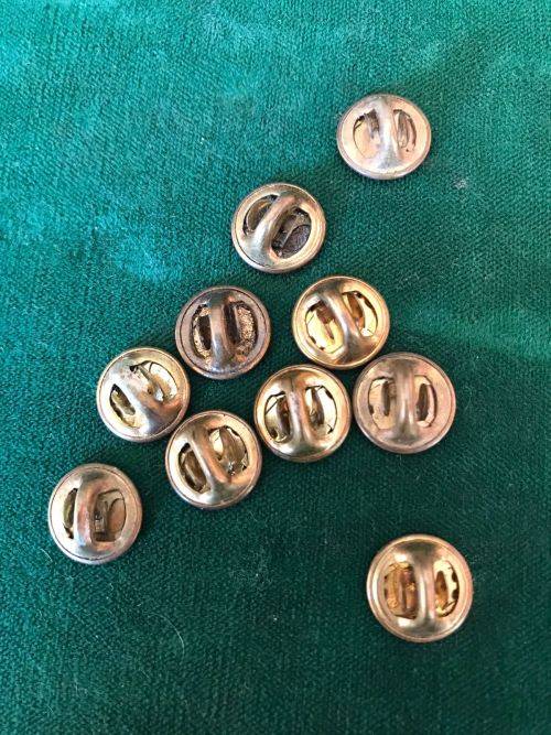SA MILITARY BADGE STOPS-BRASS-SOLD IN BADGES OF 10